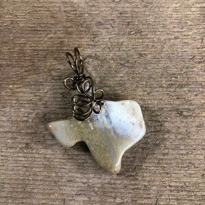 Sandy Jasper Texas Necklace Pendant